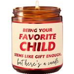 Favorite Child Funny Candle