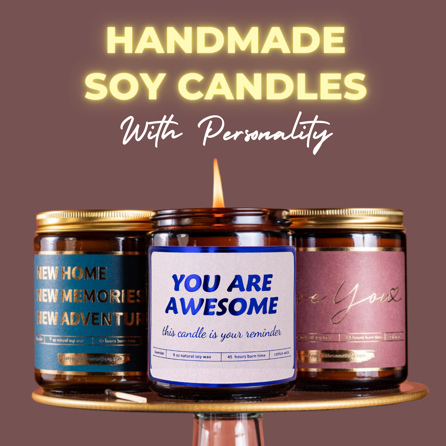 2 Scented Candles for Cool Grandmas