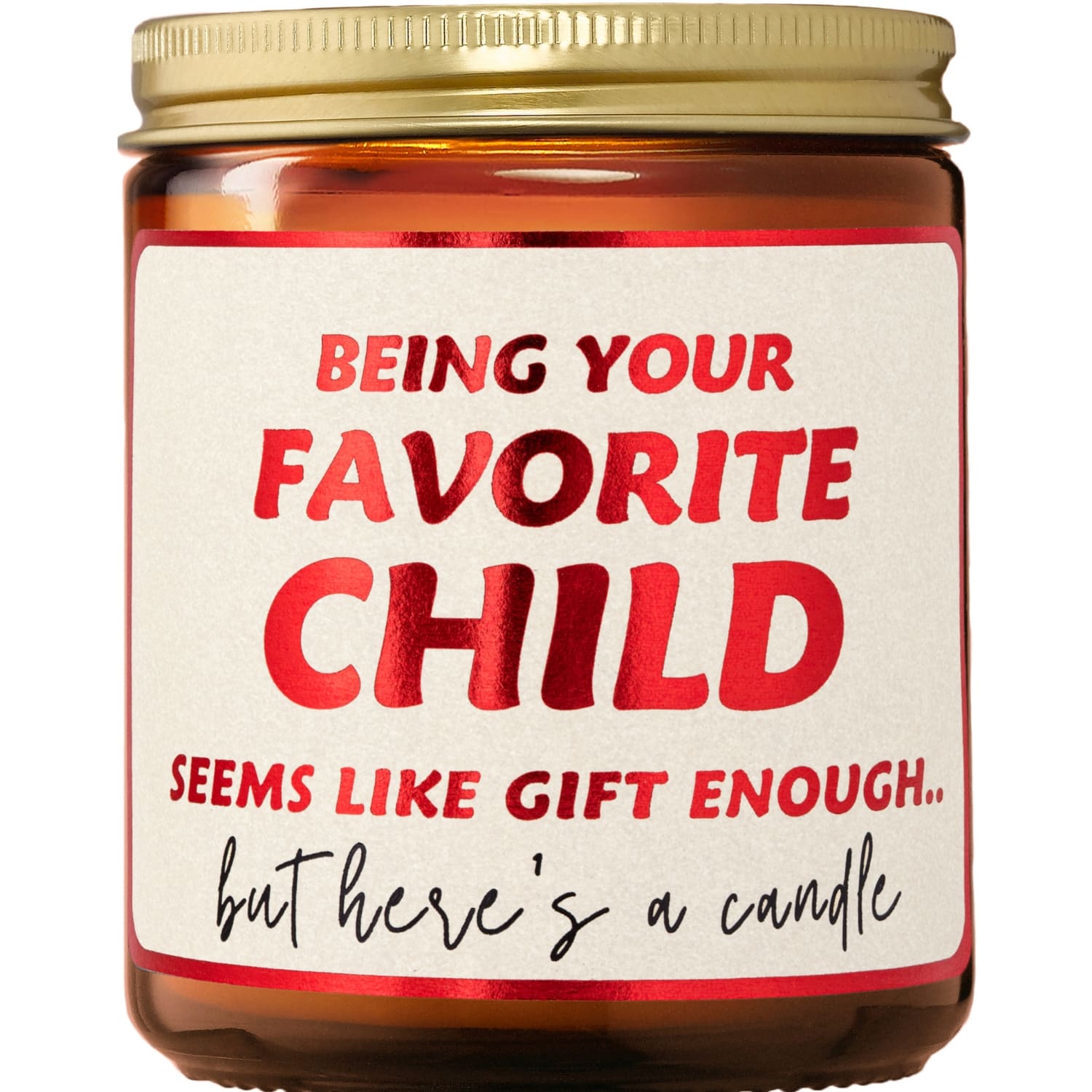 Favorite Child Funny Candle